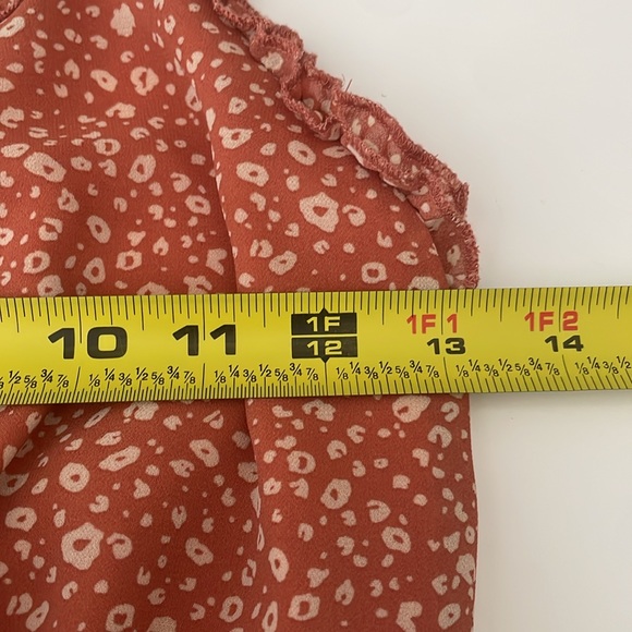 JULIANA’S Floral Baby Doll Dress Women's Large Deep V-neck Strappy Strapless - Picture 5 of 9